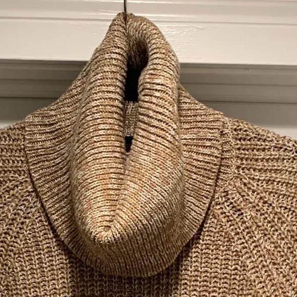 Tan Turtleneck Sweater - Picture 2 of 6